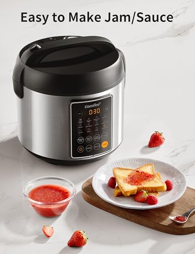 Compact Rice Cooker 6-in-1 Stainless Steel Multi Cooker 2QT A7