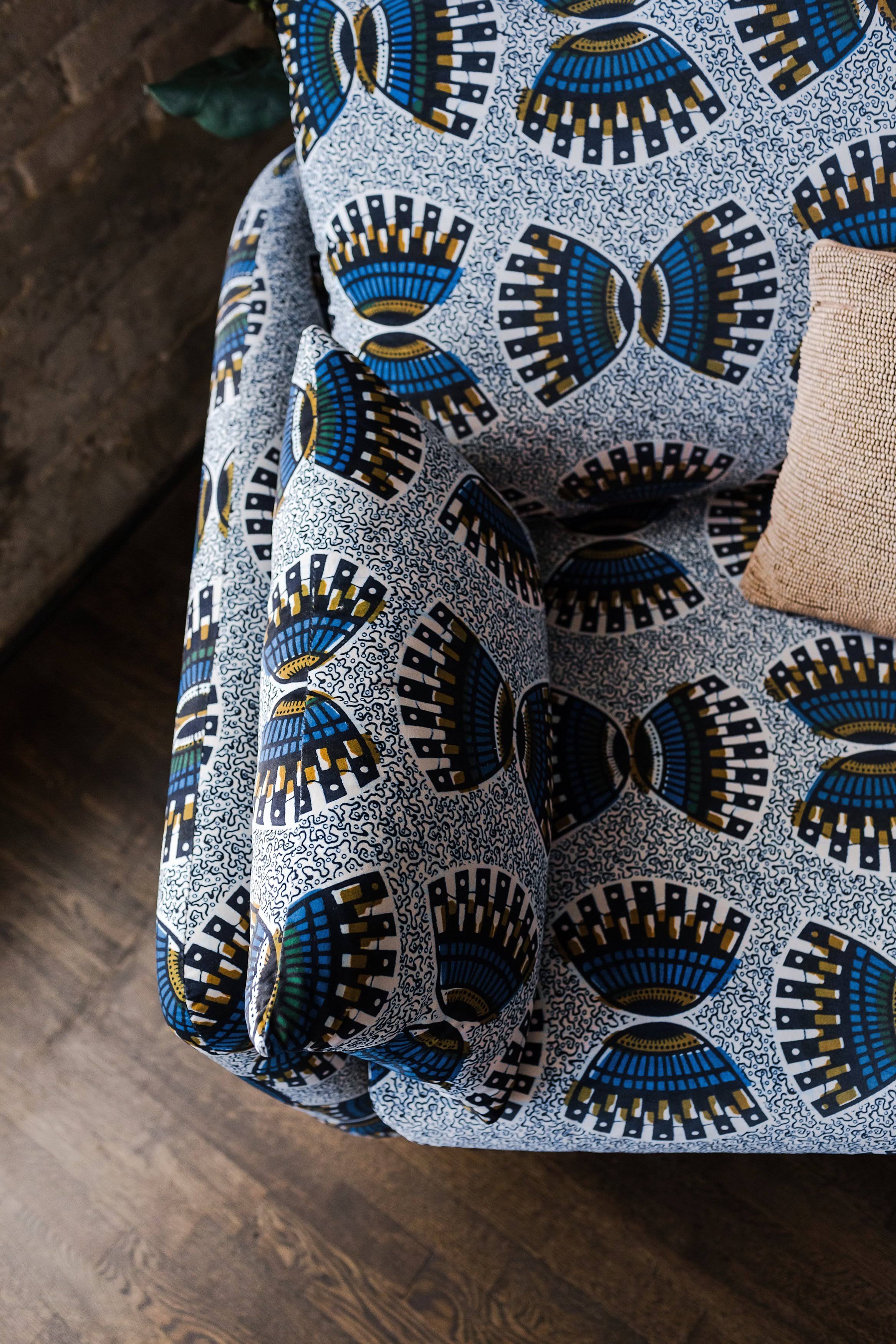 Modern Armchair Ankara Velvet Gold k7