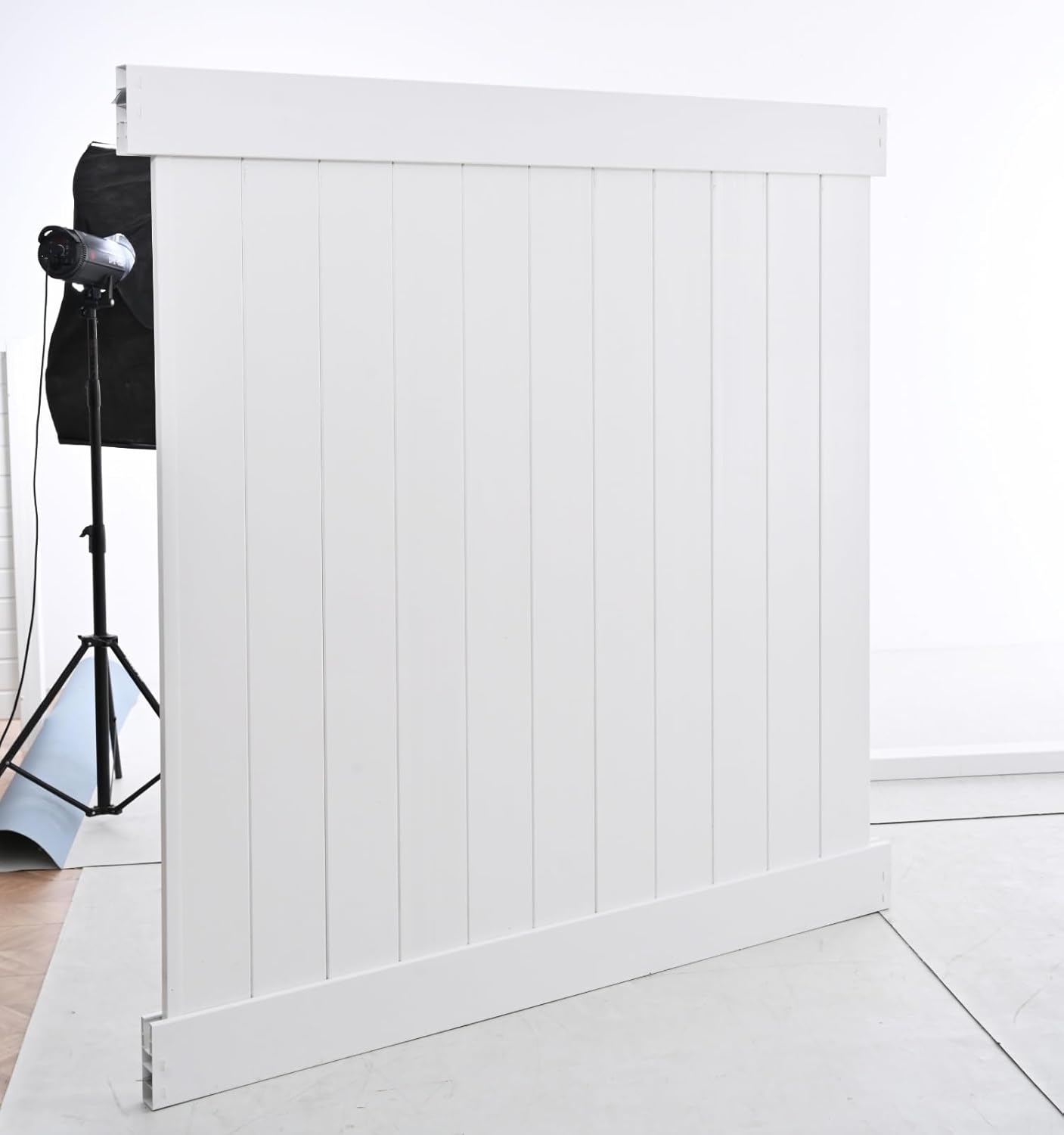 Vinyl Fence Panels 6ft x 6ft, Set of 2 a7