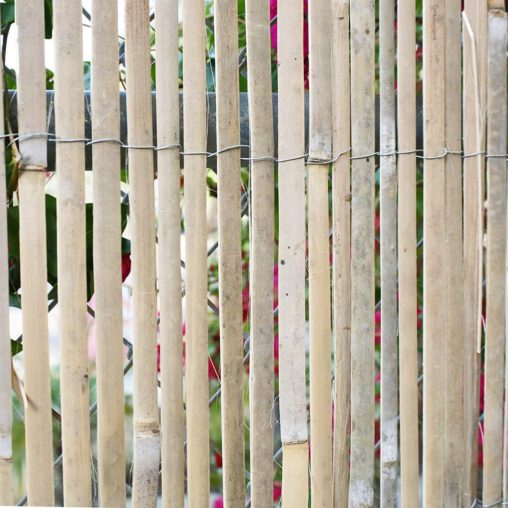 Bamboo Fence Panel for Garden Privacy 4 ft H x 6 ft L k7