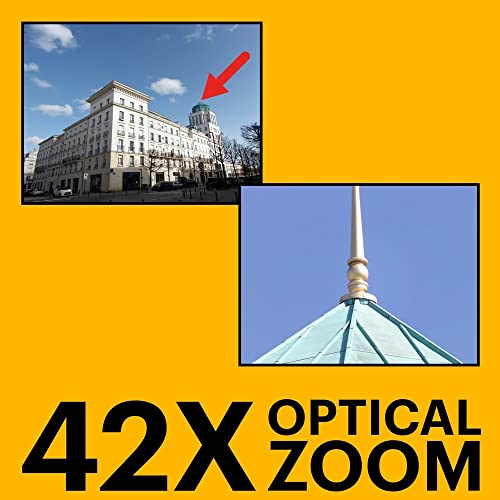 Digital Camera 42X Optical Zoom 24mm Wide Angle 1080P Video r7