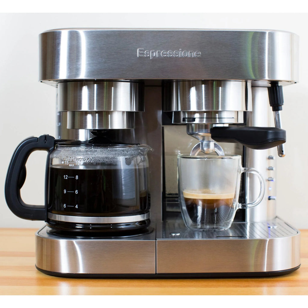 Stainless Steel Espresso & Drip Coffee Maker 7k
