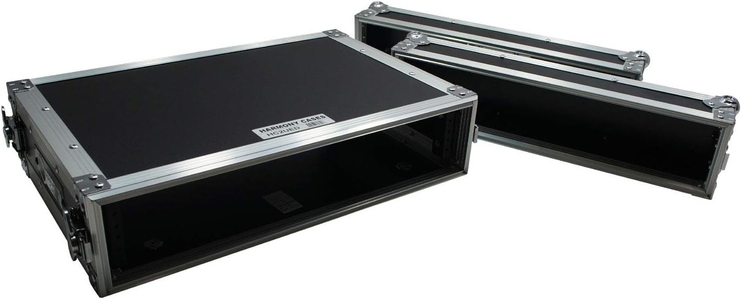 DJ Flight 2U FX Effect 16 Depth Road Vertical Case k7