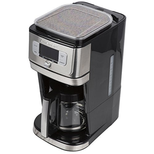 Automatic Burr Grind & Brew Coffee Maker 12-Cup Silver k7
