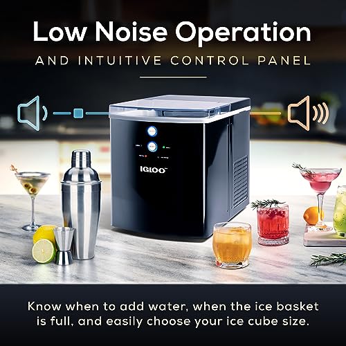 Electric Countertop Ice Maker Machine Portable 33lbs 24h Stainless Steel A7