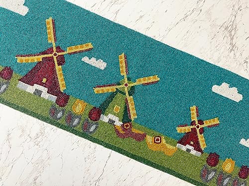 Beaded Table Runner 13x36 Multicolour H7q