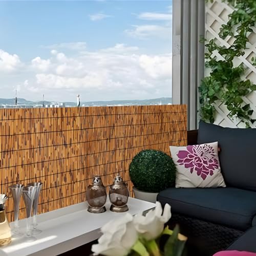 Bamboo Reed Fence 6ft x 16.4ft Outdoor Privacy Screening k7