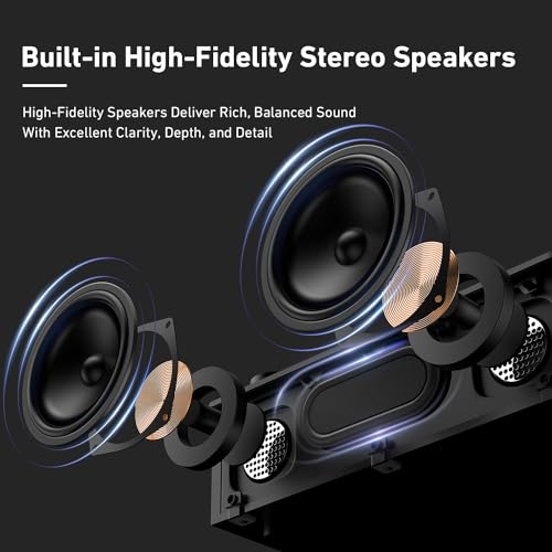 Vertical Automatic Bluetooth Turntable with Speakers A7