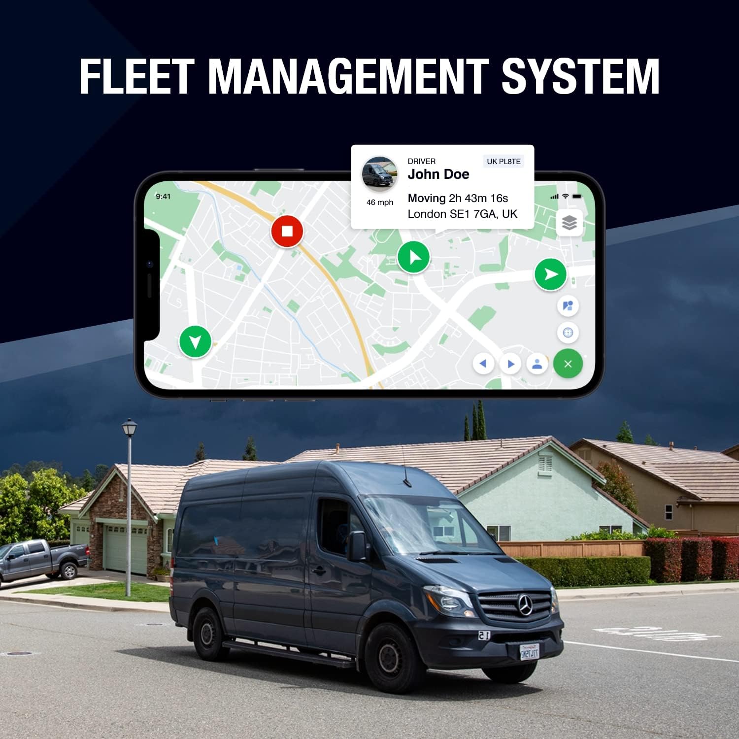 Vehicle GPS Tracker Hardwired Real-Time Location A7k