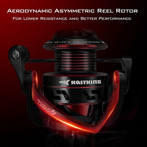 Fishing Reel Spinning 5.2:1 Gear Ratio 22Lbs Carbon Drag 9k