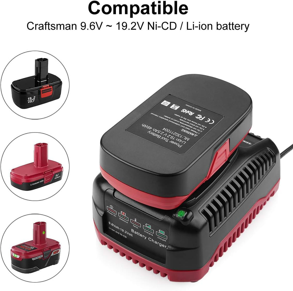 2Pack 19.2V 3.5Ah Lithium Battery for Craftsman C3 XCP m7