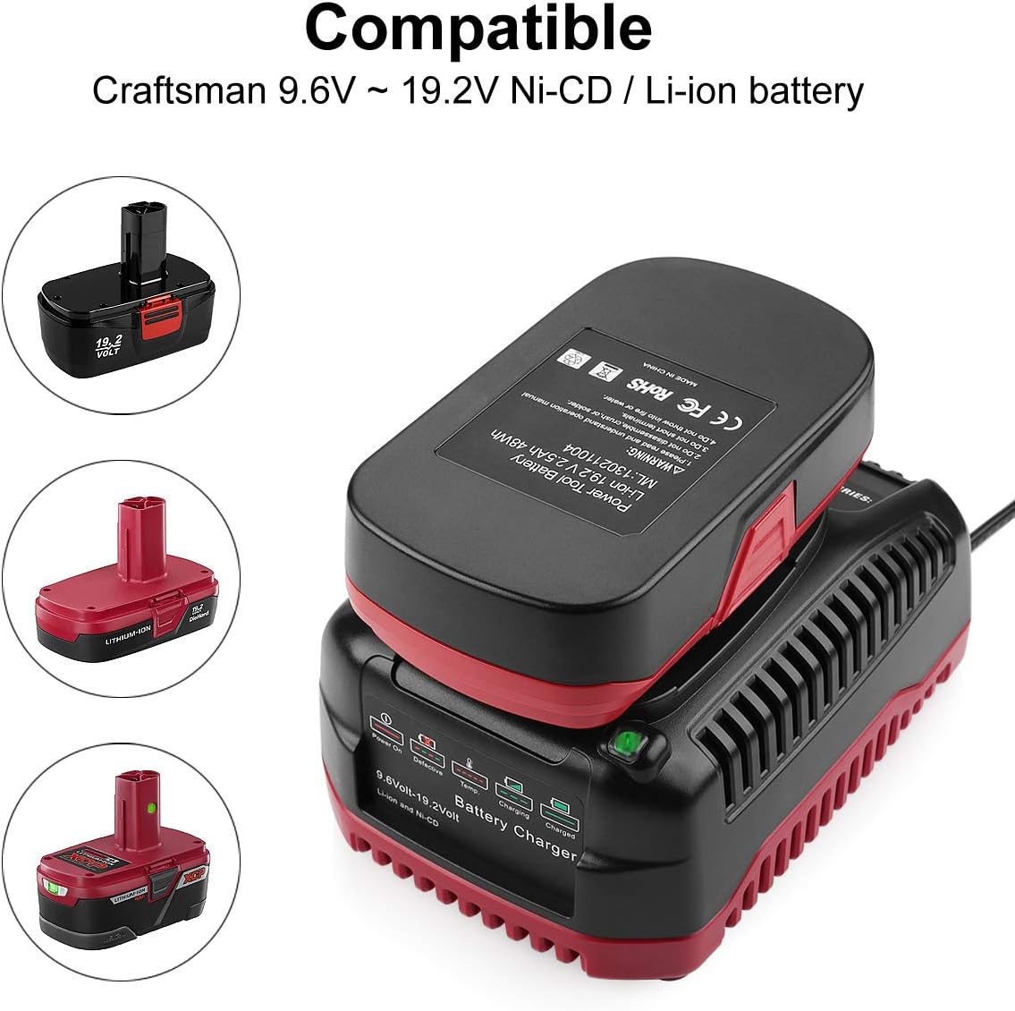 2Pack 19.2V 3.5Ah Lithium Battery for Craftsman C3 XCP m7