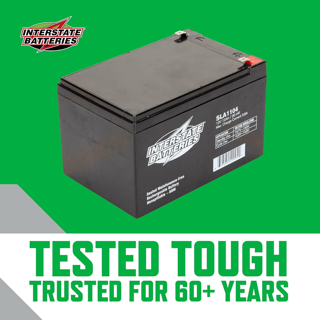 12V 12Ah Sealed Lead Acid Rechargeable Battery Pack of 2 q7