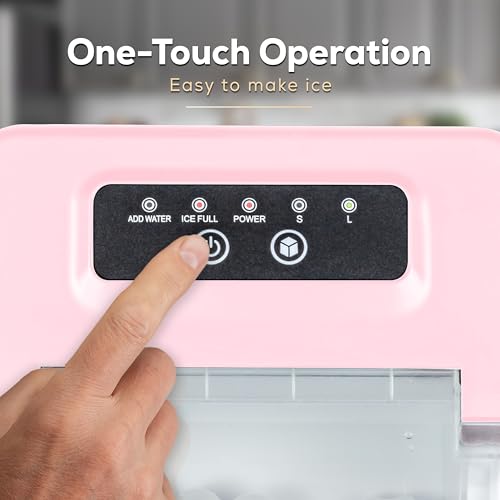 Electric Countertop Ice Maker Machine Portable 33lbs 24h Stainless Steel A7