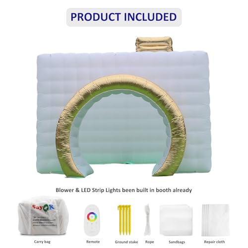 Inflatable Party Tent Photo Booth Enclosure Cube a7