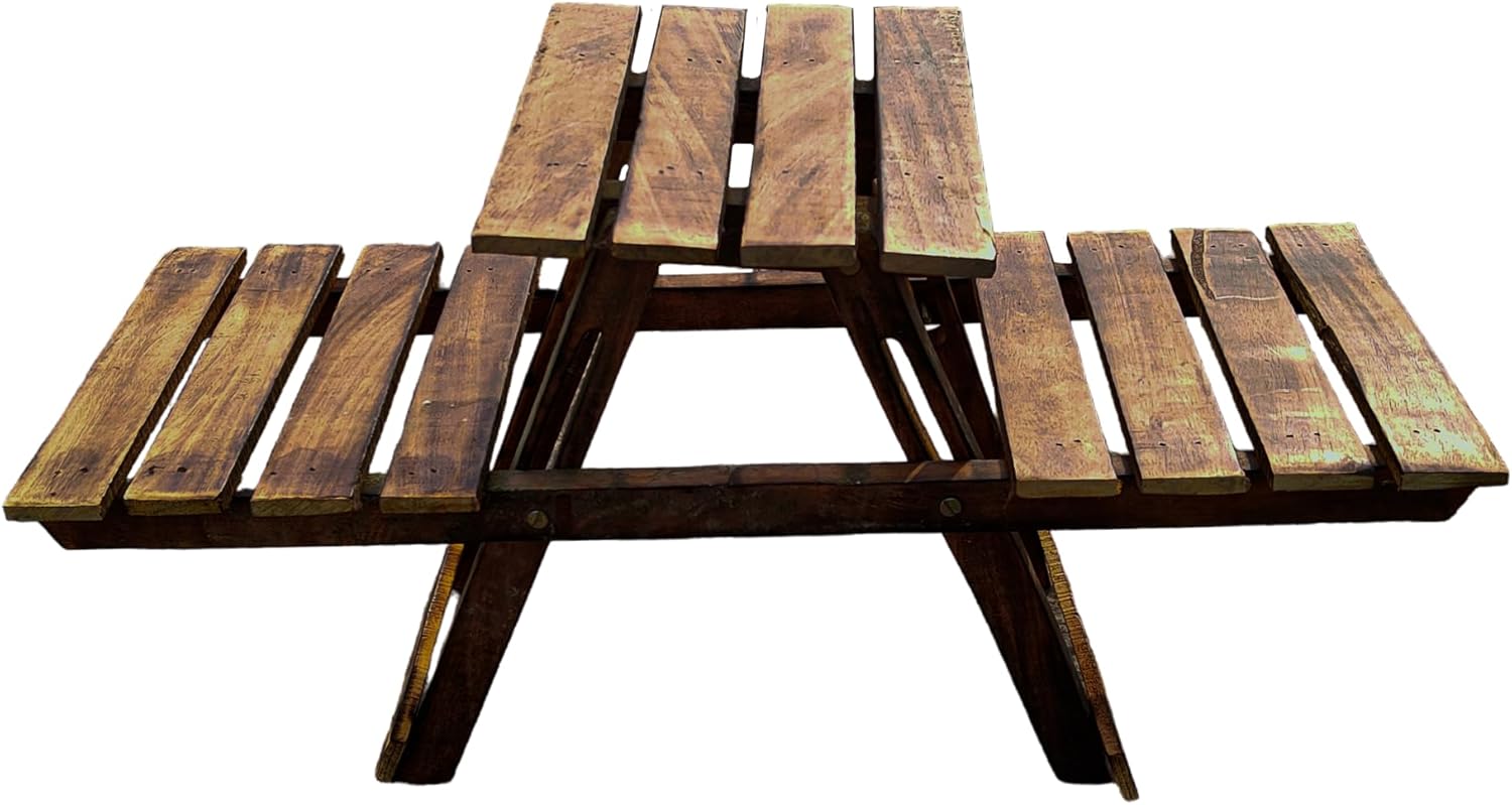 Wood Plant Stand Foldable 3 Tier Indoor Outdoor A7