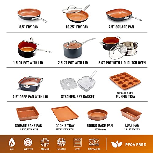 Pots and Pans Set 20 Pc & Double Sided Pan k7