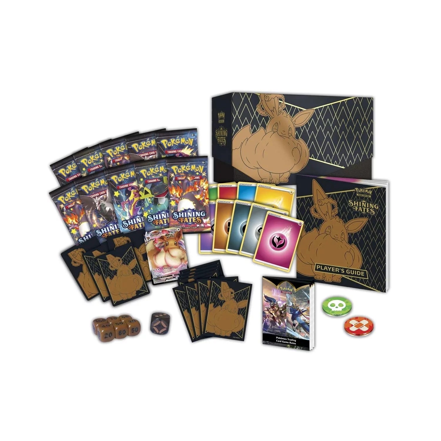 Pokemon TCG Elite Trainer Box Eevee Card Game 2 Players k7