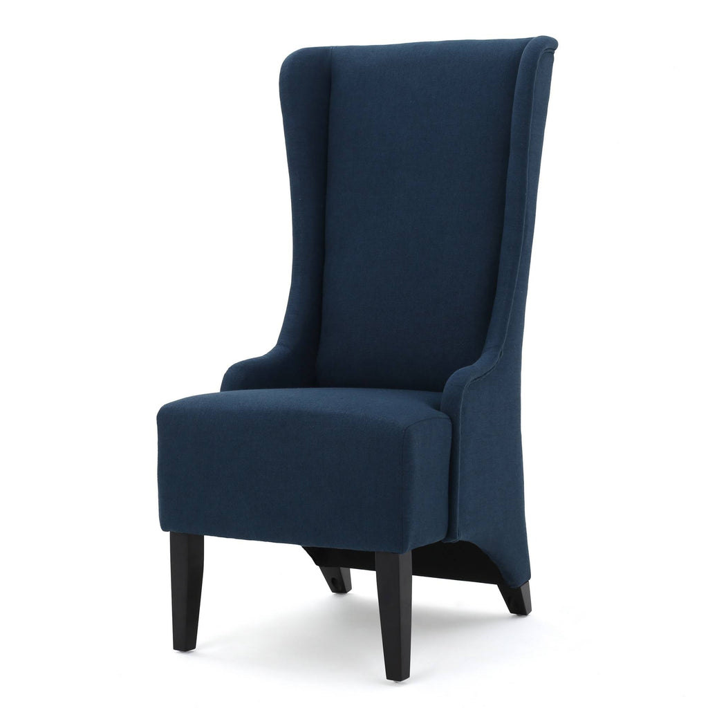 Fabric Dining Chair Dark Blue k7