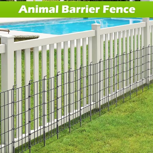 Decorative Garden Fence Panels 24in x 13ft Metal Border a7