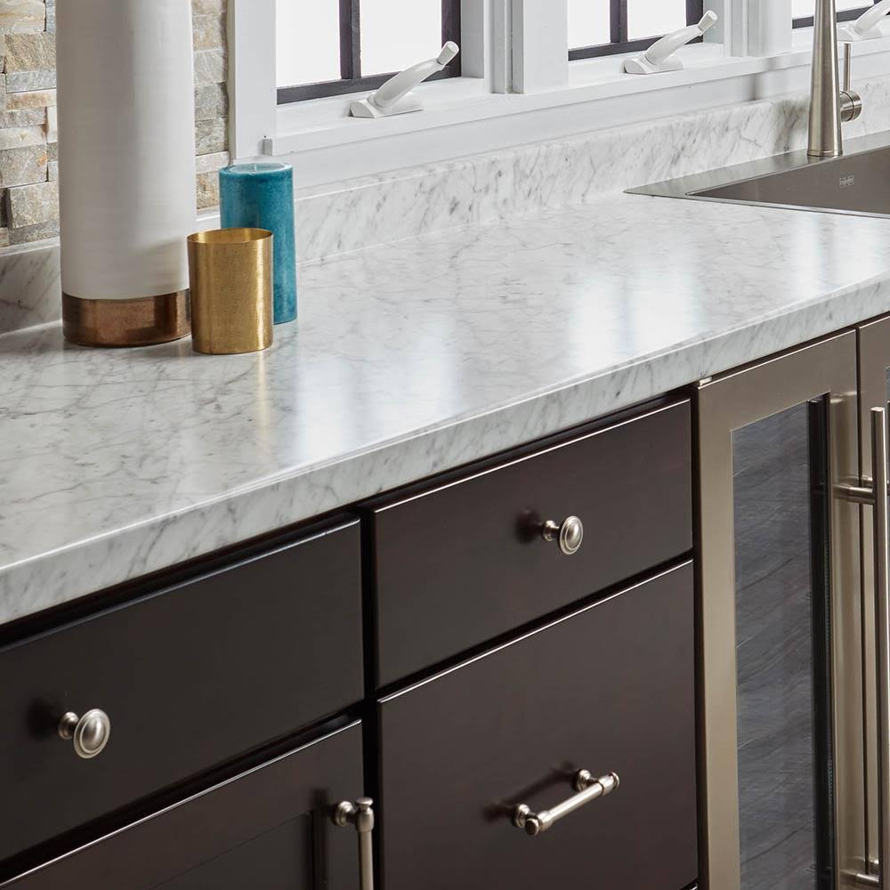 Laminate Kitchen Countertop White 10-ft Miter-Cut a7