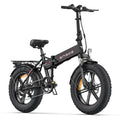 ENGWE EP-2-PRO Folding Electric-Bike for Adults - 20"*4.0" Fat Tire Electric Bicycle Peak 1000W-25MPH-13Ah Removable Lithium Battery, 4H Fast Charge, 7-Speeds Ebikes for Commuting Off Road Beach Snow - Curated Treasures Market