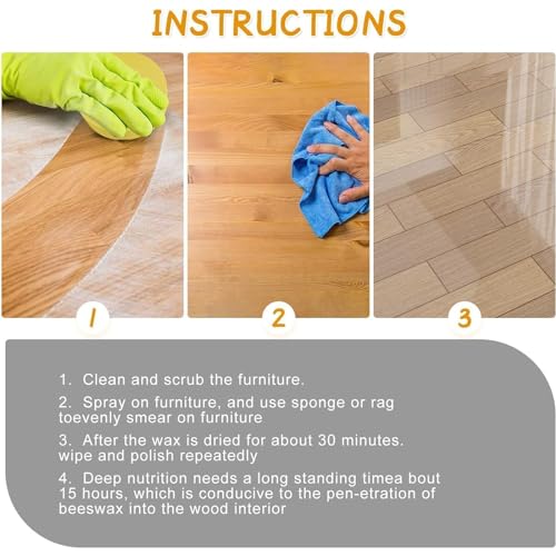 Beeswax Spray for Wood Furniture Care 7k