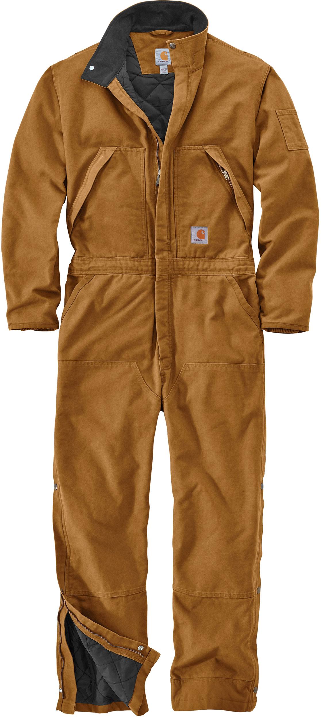 Insulated Coverall Brown Loose Fit 7k