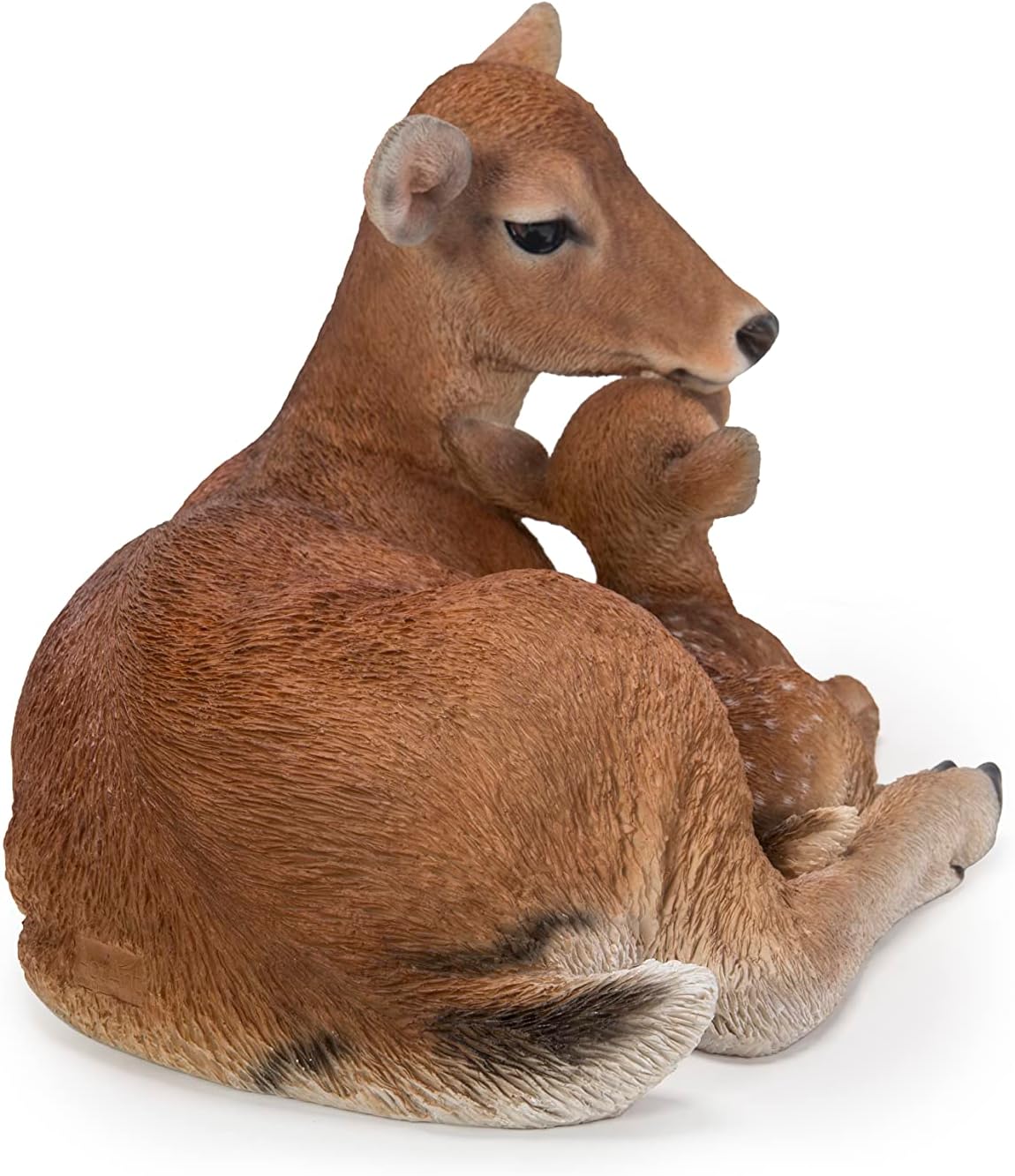 Garden Statue Mother and Baby Deer a7