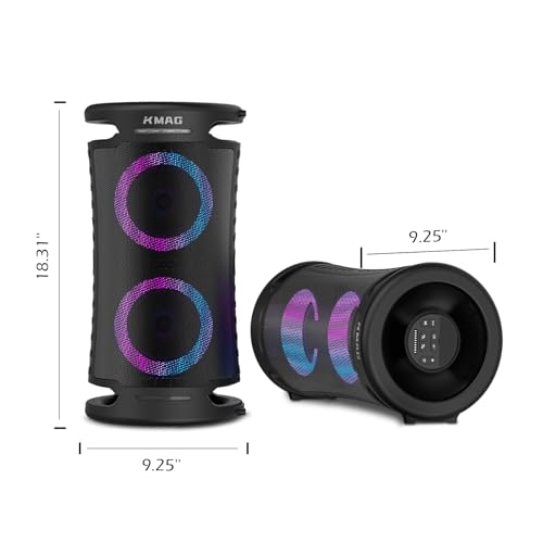 Portable Bluetooth Speaker with Deep Bass and Lights a7