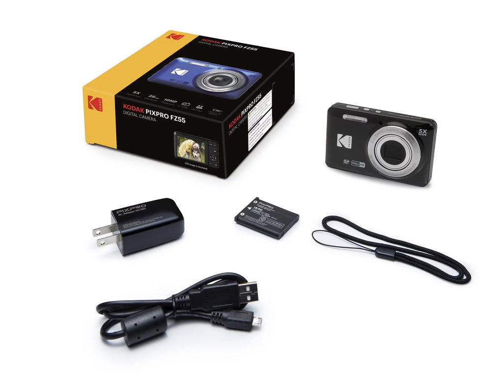 Digital Camera Black with Accessories k7