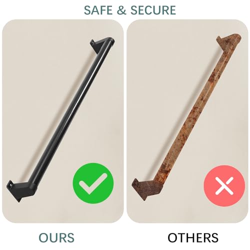 Stair Handrail Kit 6ft Aluminum Indoor Outdoor 4k