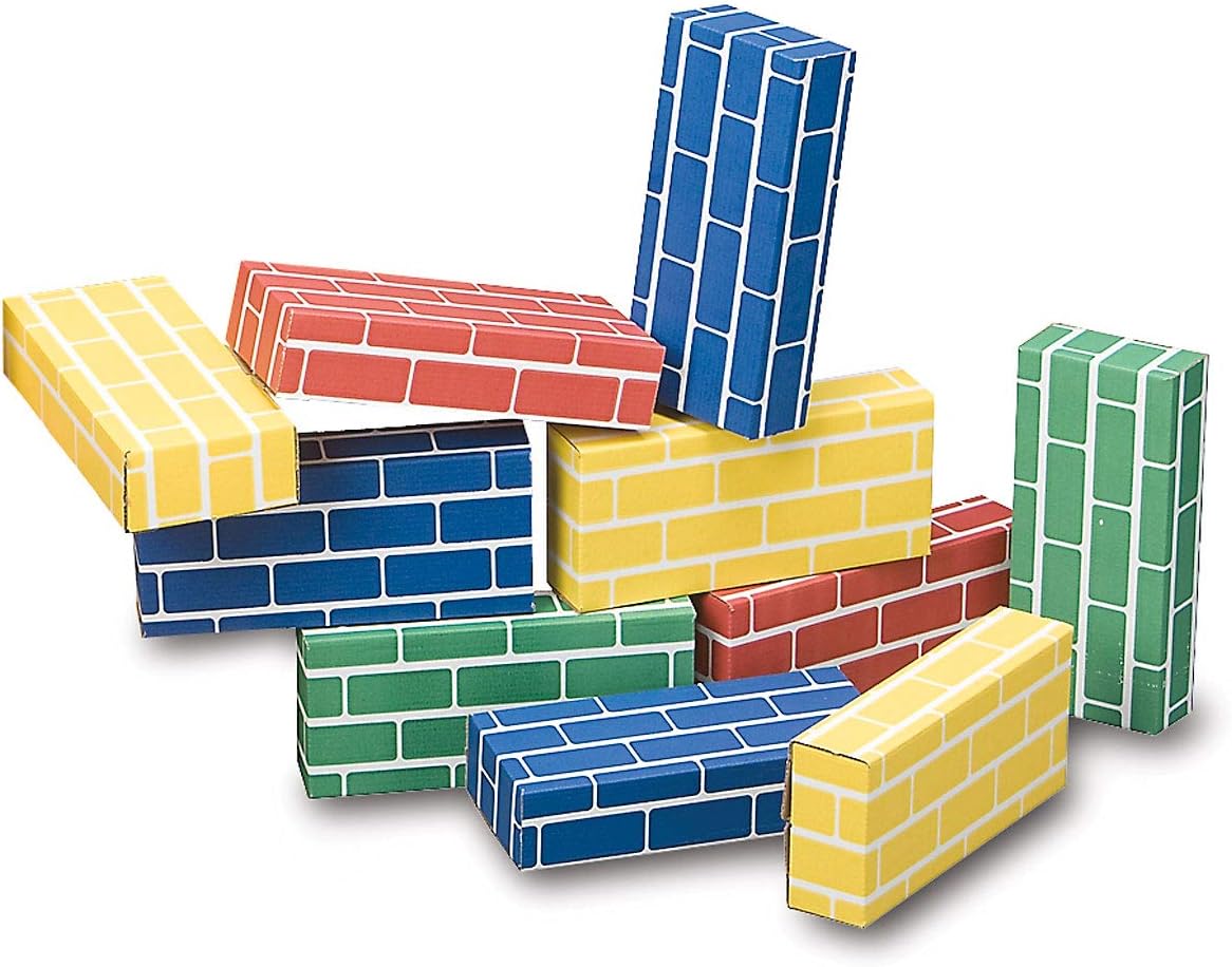 Cardboard Building Bricks Set of 24 k7