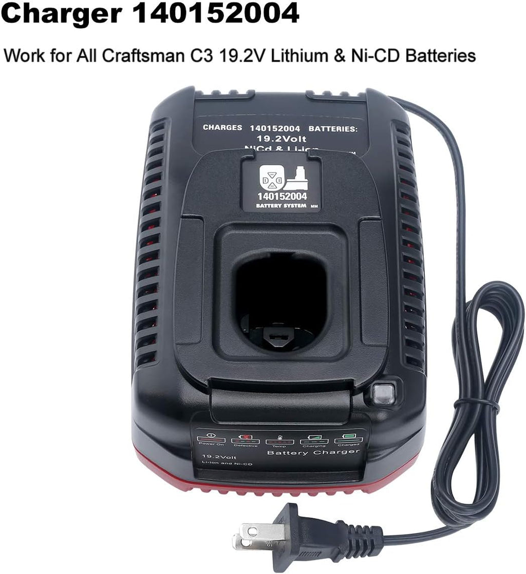 19.2V Lithium-ion & Ni-cad Battery Charger Replacement A7k
