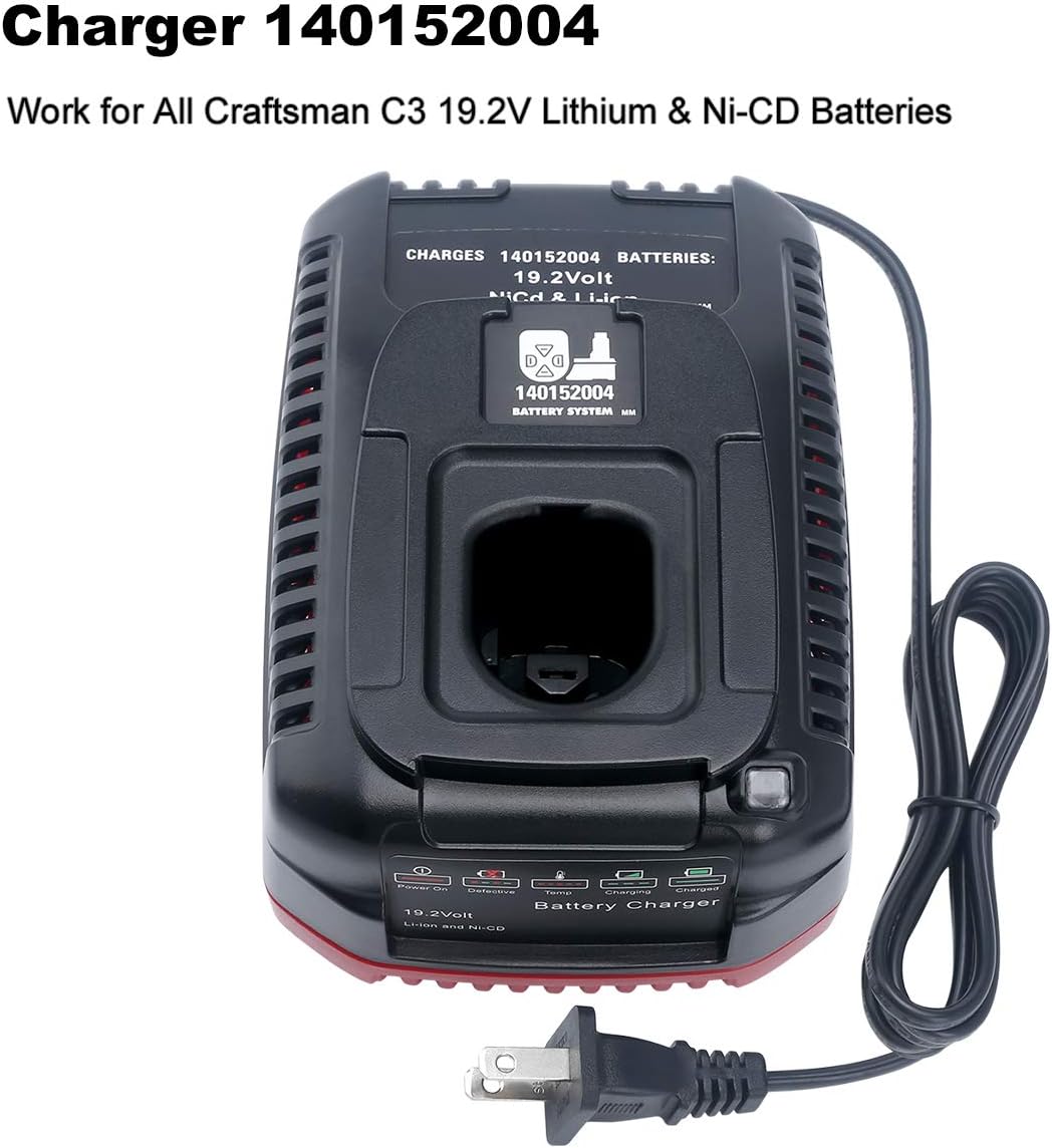 19.2V Lithium-ion & Ni-cad Battery Charger Replacement A7k
