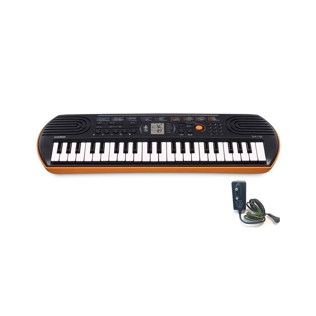 Electronic Mini Keyboard 44-Key Black Orange k7