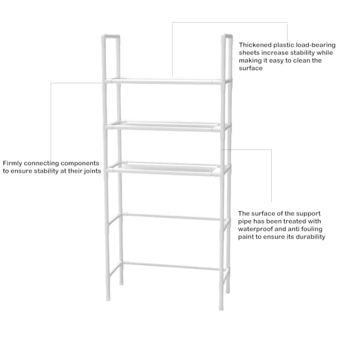 Bathroom Shelves 3 Layer Space Saving Storage Rack a7
