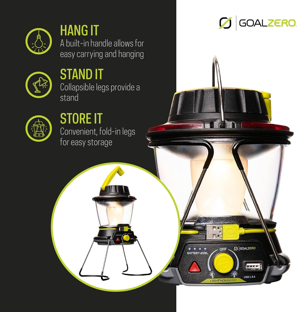 Solar LED Camping Lantern 600-Lumen a7
