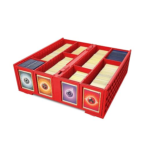 Card Storage Bin Red 3200 Capacity a7