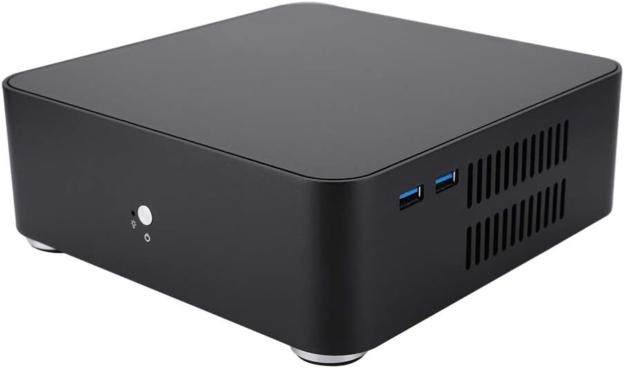 Mini ITX HTPC Case Aluminum USB3.0 Black 7k