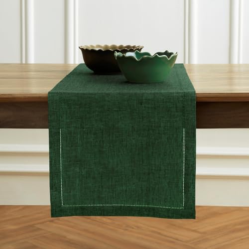 Linen Chambray Table Runner 120 Inches x7