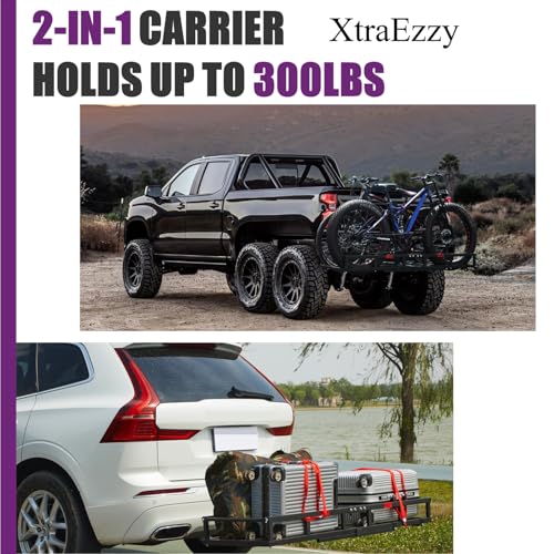 Bike Rack for 2 Ebikes, Heavy-Duty, 2" Receiver A7k