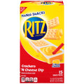 Nabisco Handi-Snacks Ritz Crackers 'N Cheesy Dip, 0.95 Oz., 15 Count - Curated Treasures Market