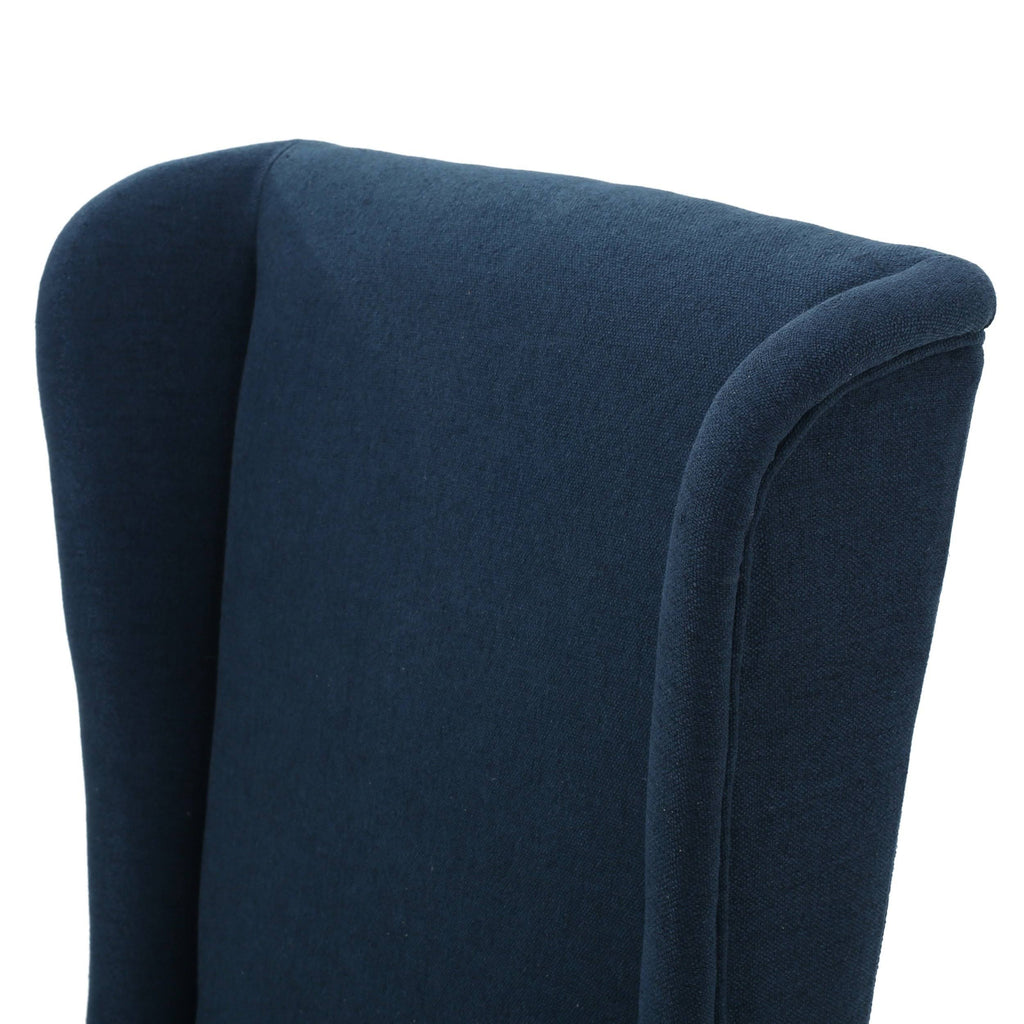 Fabric Dining Chair Dark Blue k7