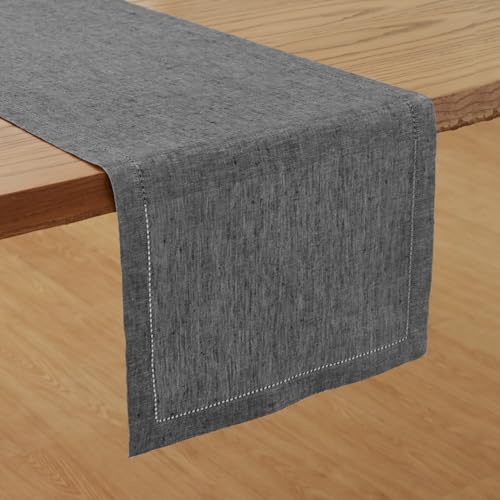 Linen Chambray Table Runner 120 Inches x7