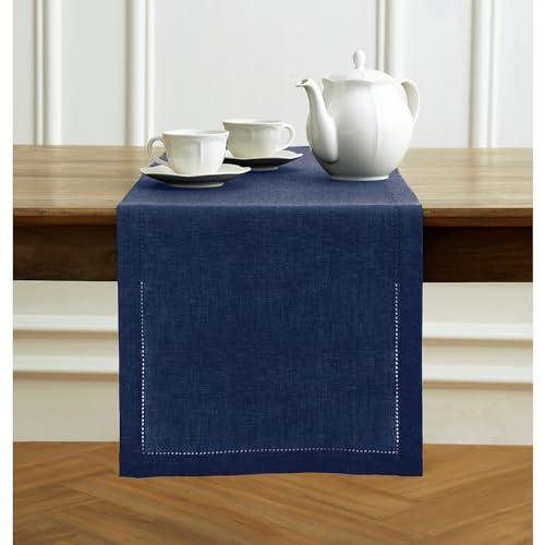 Linen Chambray Table Runner 120 Inches x7