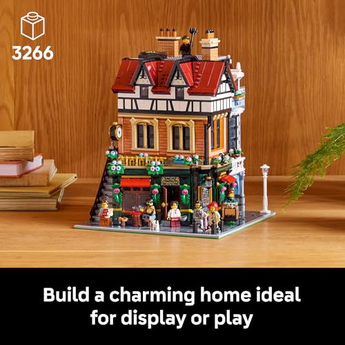 LEGO Tudor Corner Building Set for Adults 18+ DIY Miniature House Kit 7k