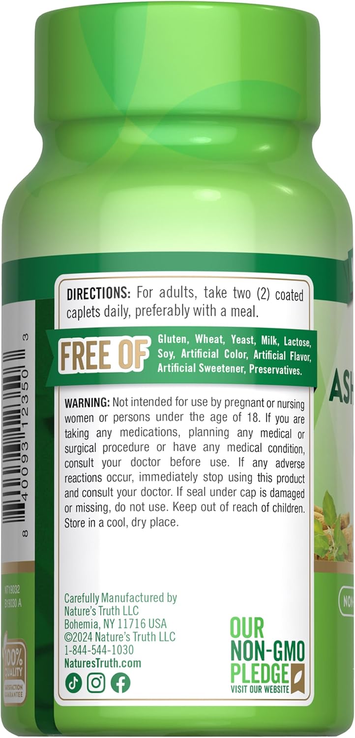 Ashwagandha with L-Theanine Capsules 60 Count a7