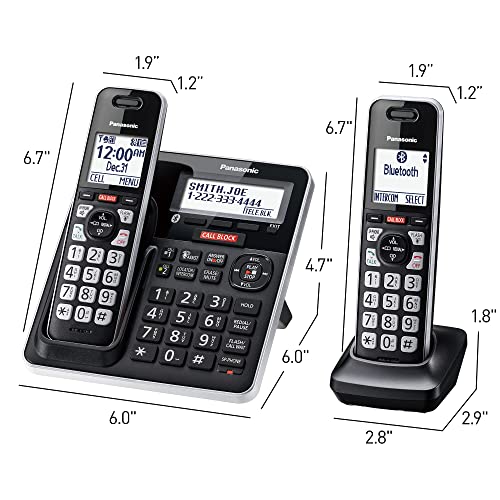 Cordless Phone with Call Block and Answering Machine, 4 Handsets a7