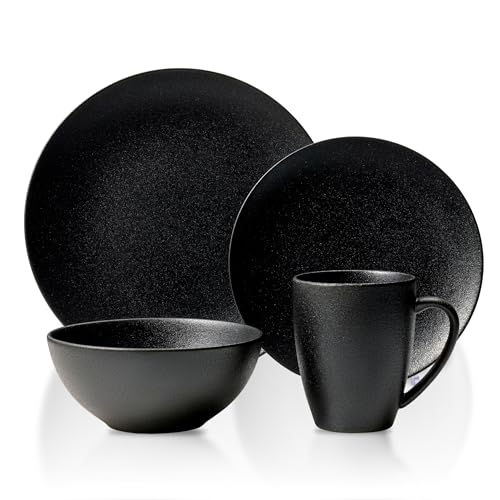 16-Piece Porcelain Dinnerware Set for 4, Blue k7